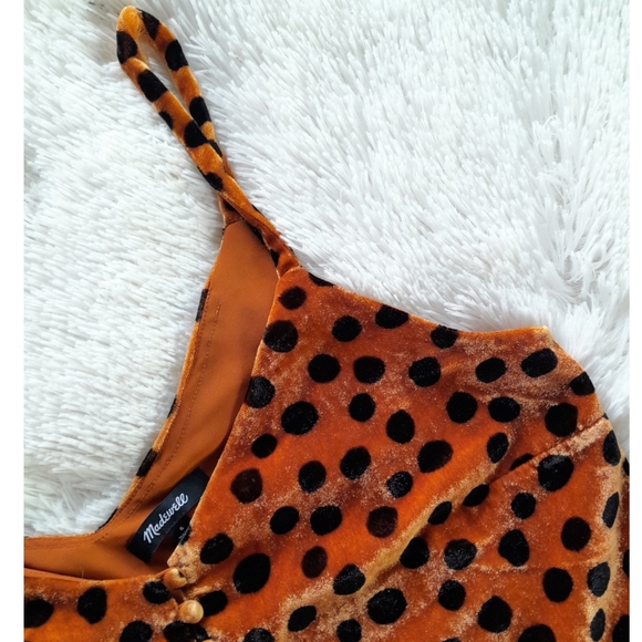 Madewell cheetah print spaghetti strap velvety top size 6 (M) -VIEW PICS - Picture 5 of 8